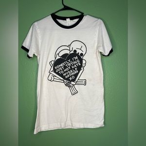 Dark Humor ringer tee